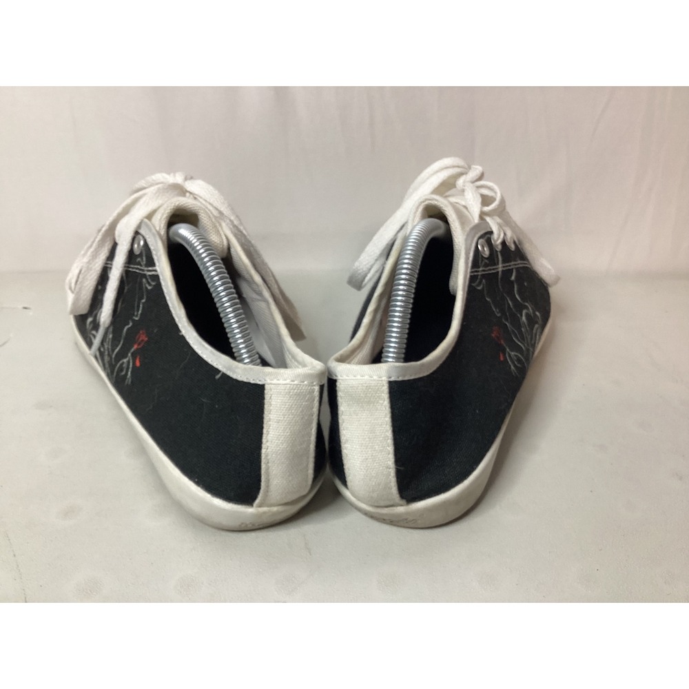 Womens Sneakers Low Top Canvas Beauty & the Beast Print Casual Shoes‎ - Picture 4 of 10